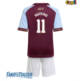 Aston Villa Ollie Watkins #11 Echipament de Fotbal Replică 2025-26 Copii Acasa (+ Șorturi)